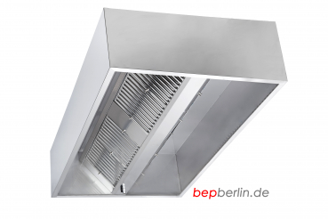 Deckenhaube - Kastenform 1200 x 1200 x 450 mm,  2.240 m³/h.